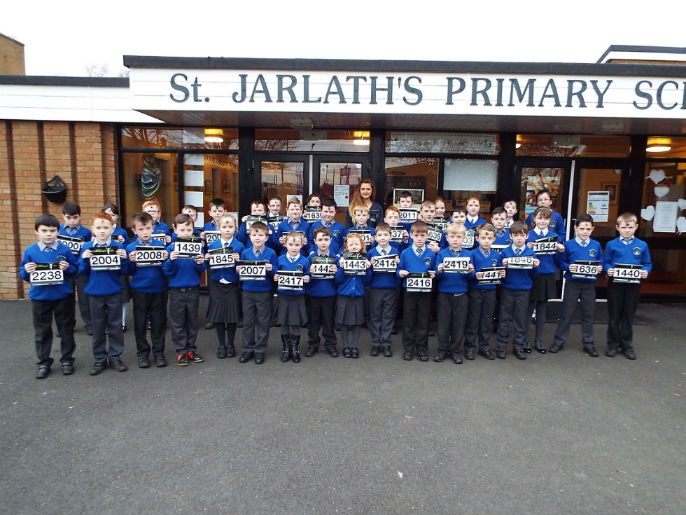 St Jarlath\'s Prepare for the Road Race