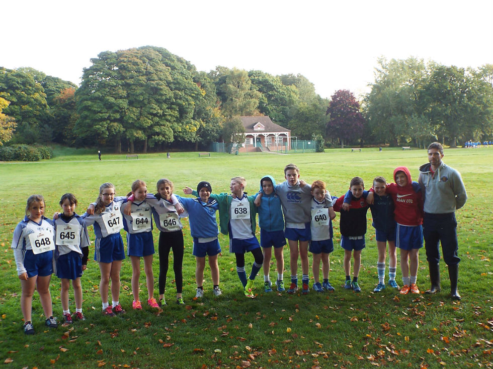 St Jarlathâ€™s boys and girls take part in Athletics Ni Cross Country.