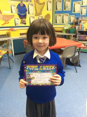 Pupil of the Week Certificates 